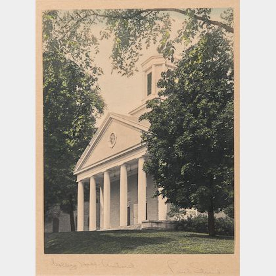 College Hall - Amherst by Paul Strand