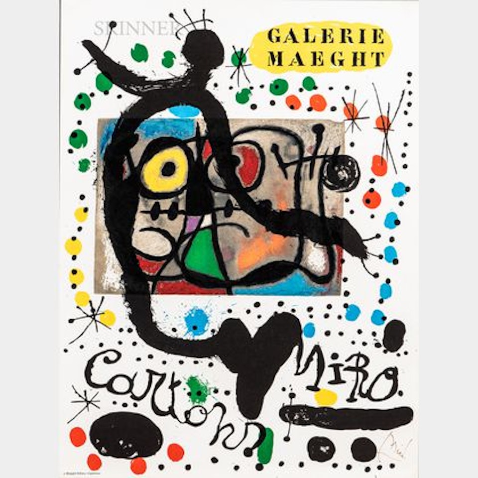 Cartons (Exhibition Poster for Galerie Maeght) by Joan Miró