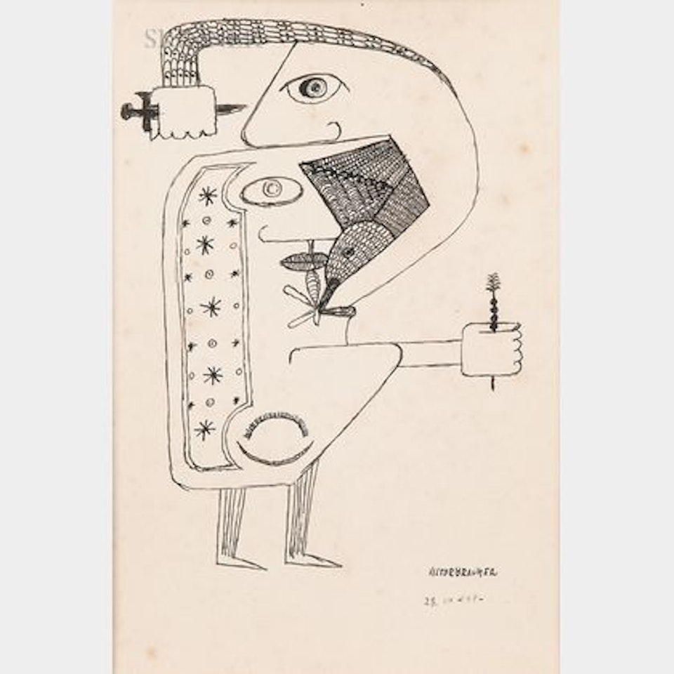 Untitled Figure by Victor Brauner