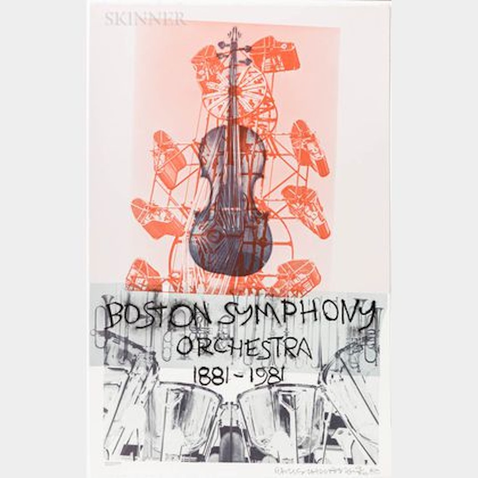 Boston Symphony Orchestra by Robert Rauschenberg