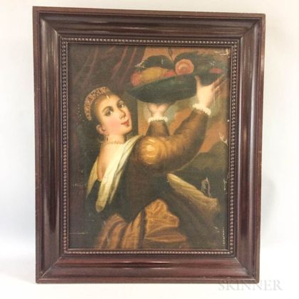Copy of Girl with a Basket of Fruits (Lavinia) by Continental School