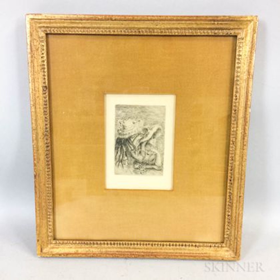 Le Chapeau Épinglé, 3e planche by Pierre-Auguste Renoir
