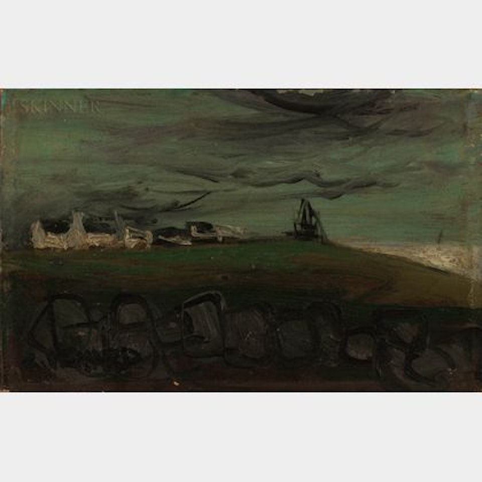 Shore Scene. by Claude Venard