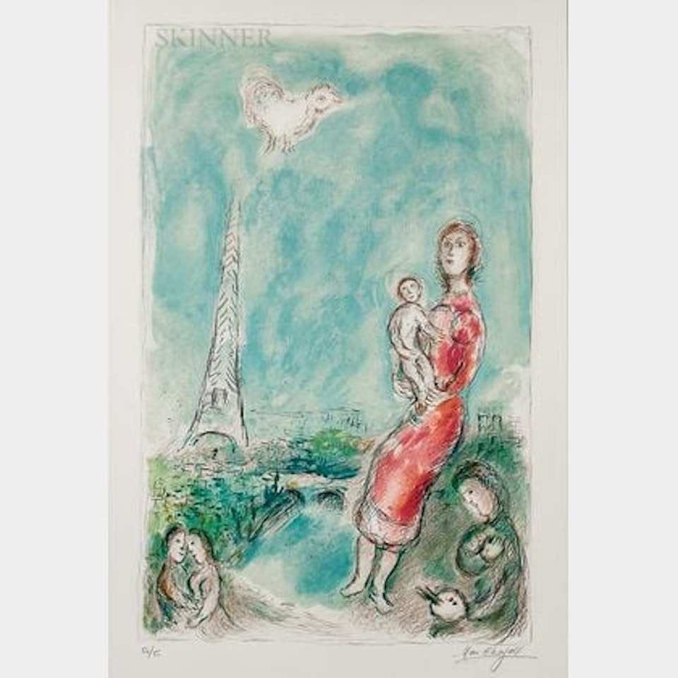 Maternité rouge by Marc Chagall