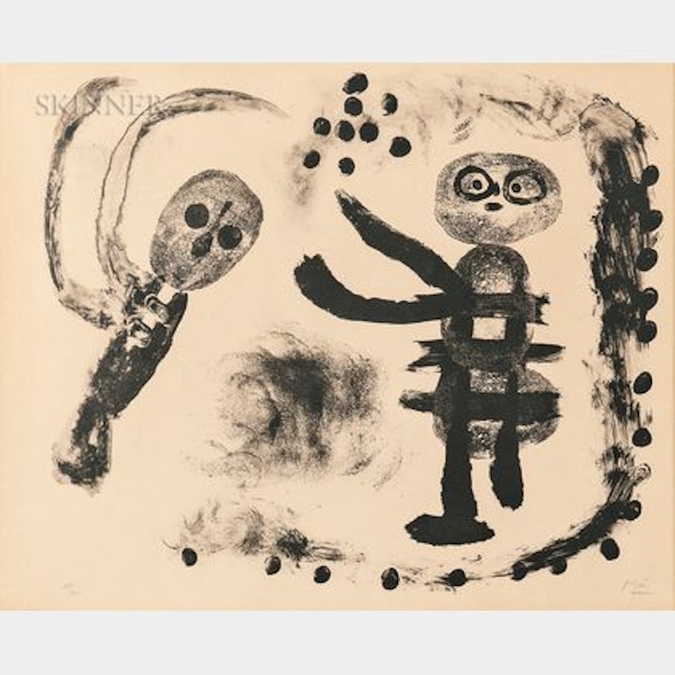Petite fille au bois by Joan Miró