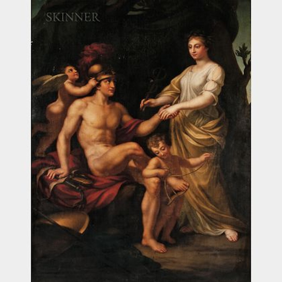 Allegory: Mars (War) Disarmed in the Presence of Peace by Continental School