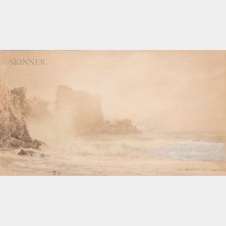 Coastal Cliff by William Trost Richards