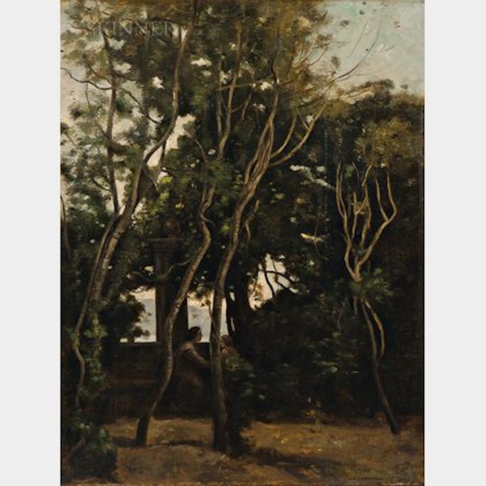 Le Matin Sous Les Arbres by Jean Baptiste Camille Corot