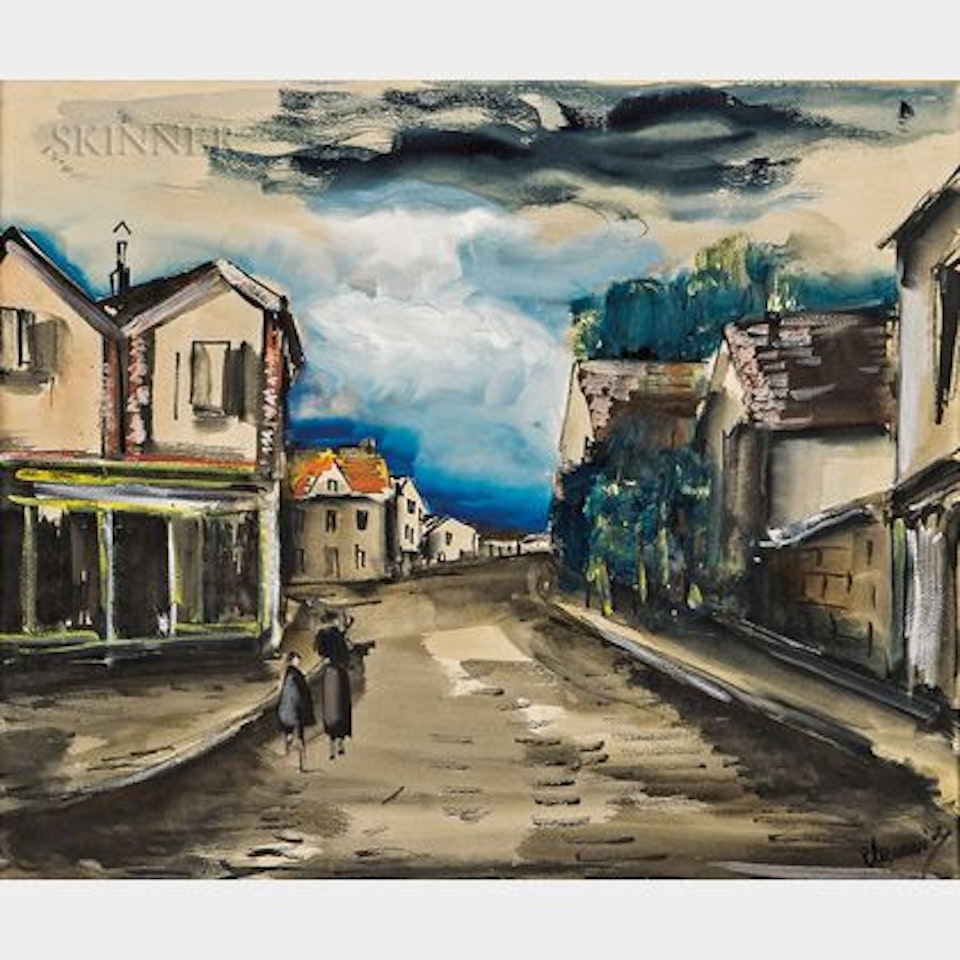 Village Street by Maurice de Vlaminck
