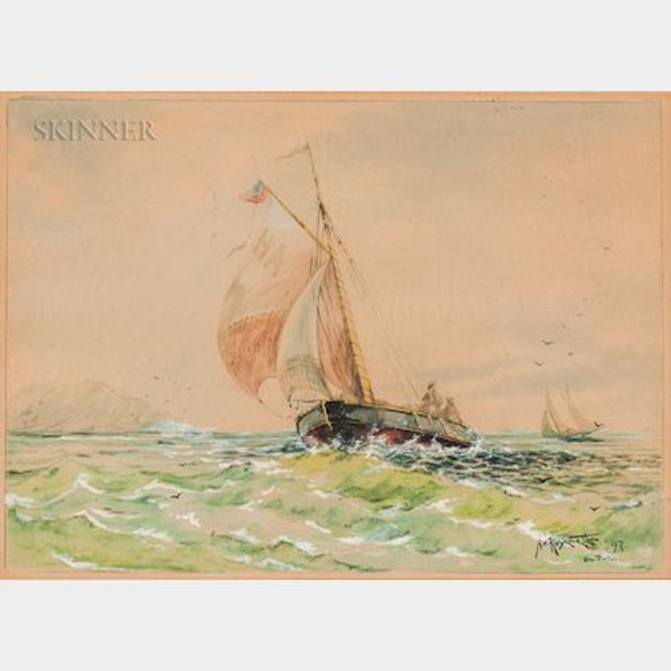 Sailing Vessels by Continental School