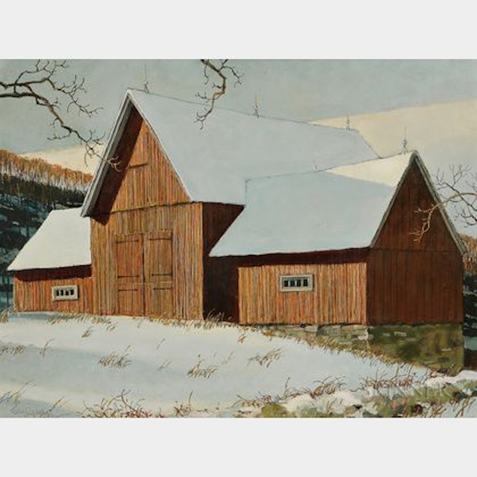 The Dutch Barn by Eric Sloane