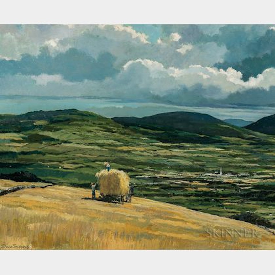 Hay Harvest, Late Summer by Eric Sloane