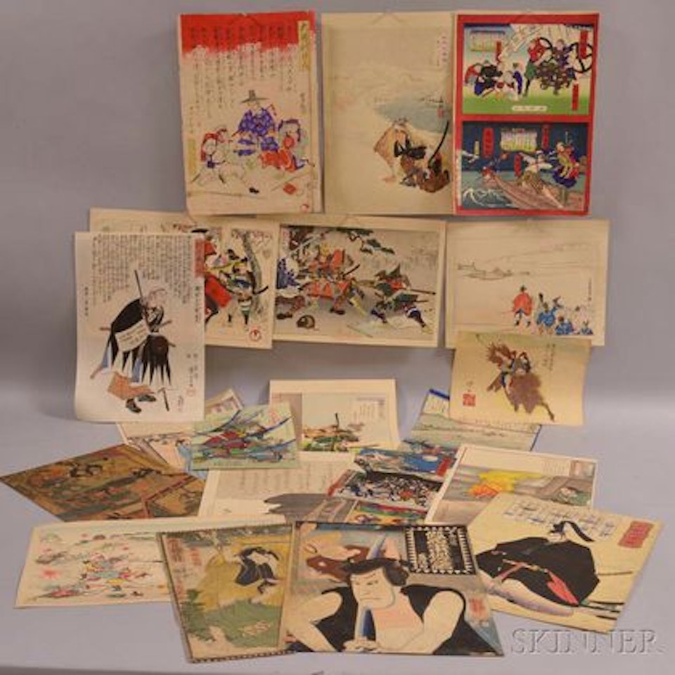 war heroes, loyal retainers, and soldiers of valor by Utagawa Kuniyoshi