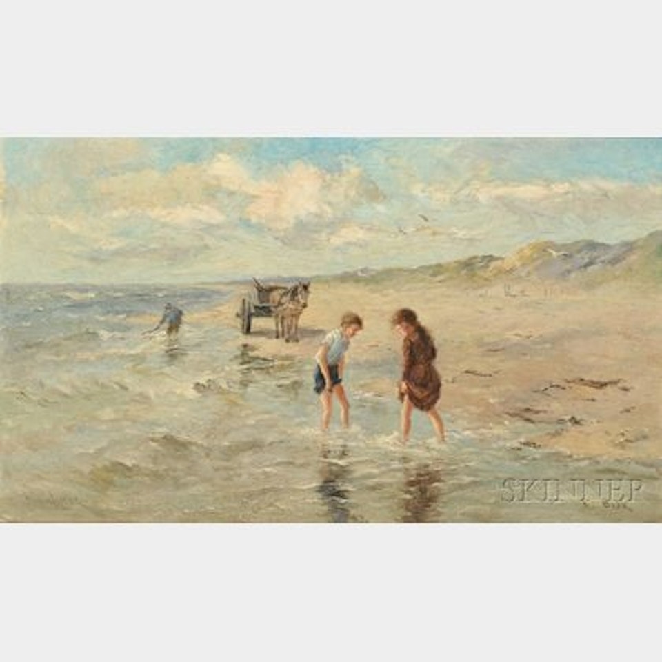 Children at the Beach by Continental School