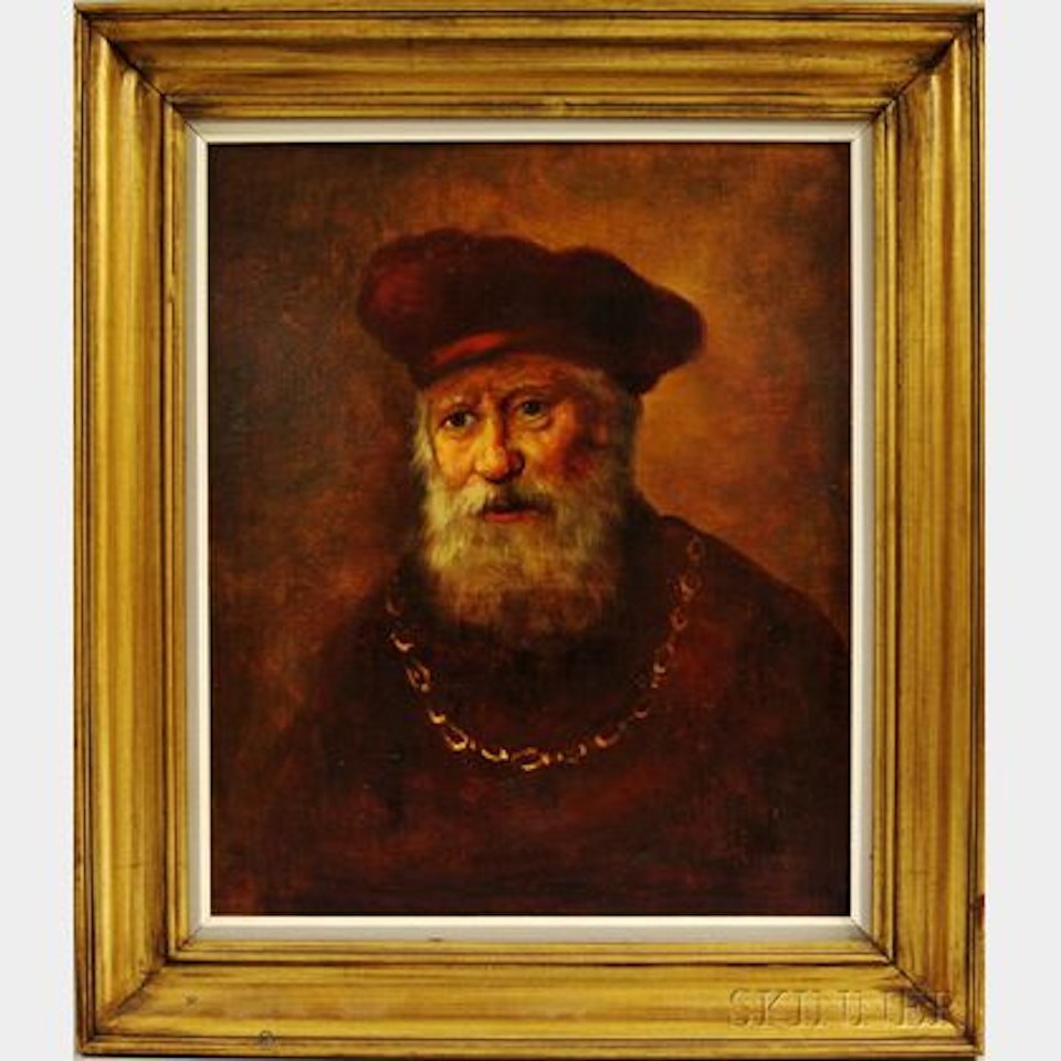 Portrait of a Bearded Gentleman in the Dutch Style by Continental School