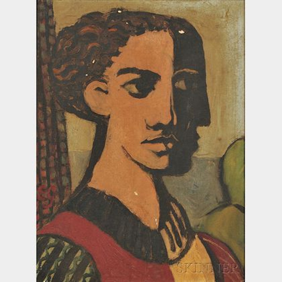 Cubist Portrait of a Woman by Continental School