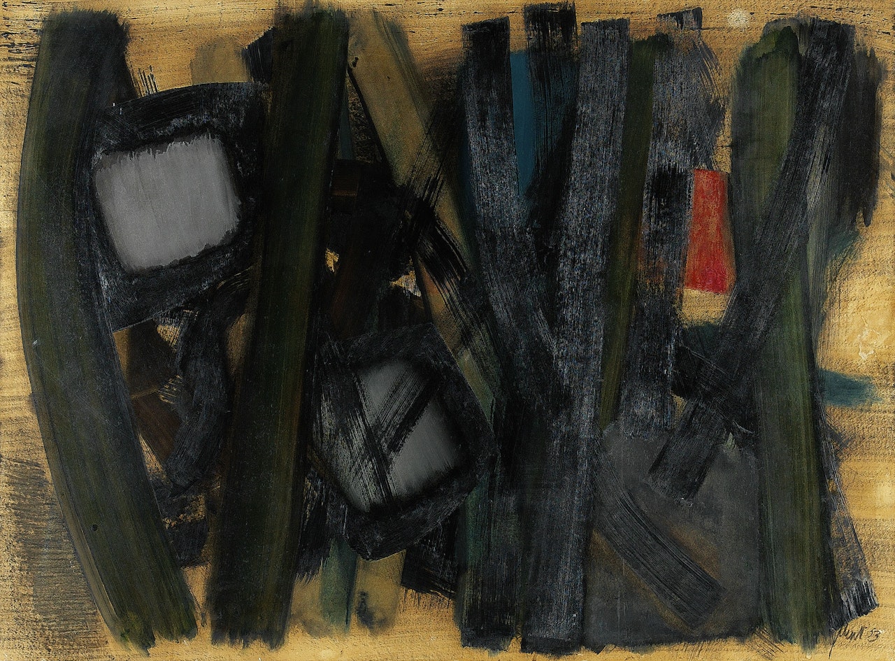 Bestimmendes Rot by Fritz Winter