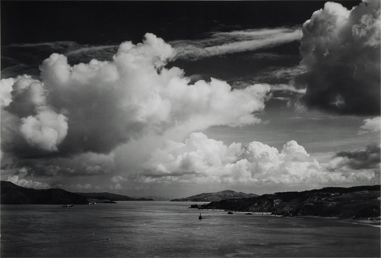 "The Golden Gate (Before the Bridge)" by Ansel Adams