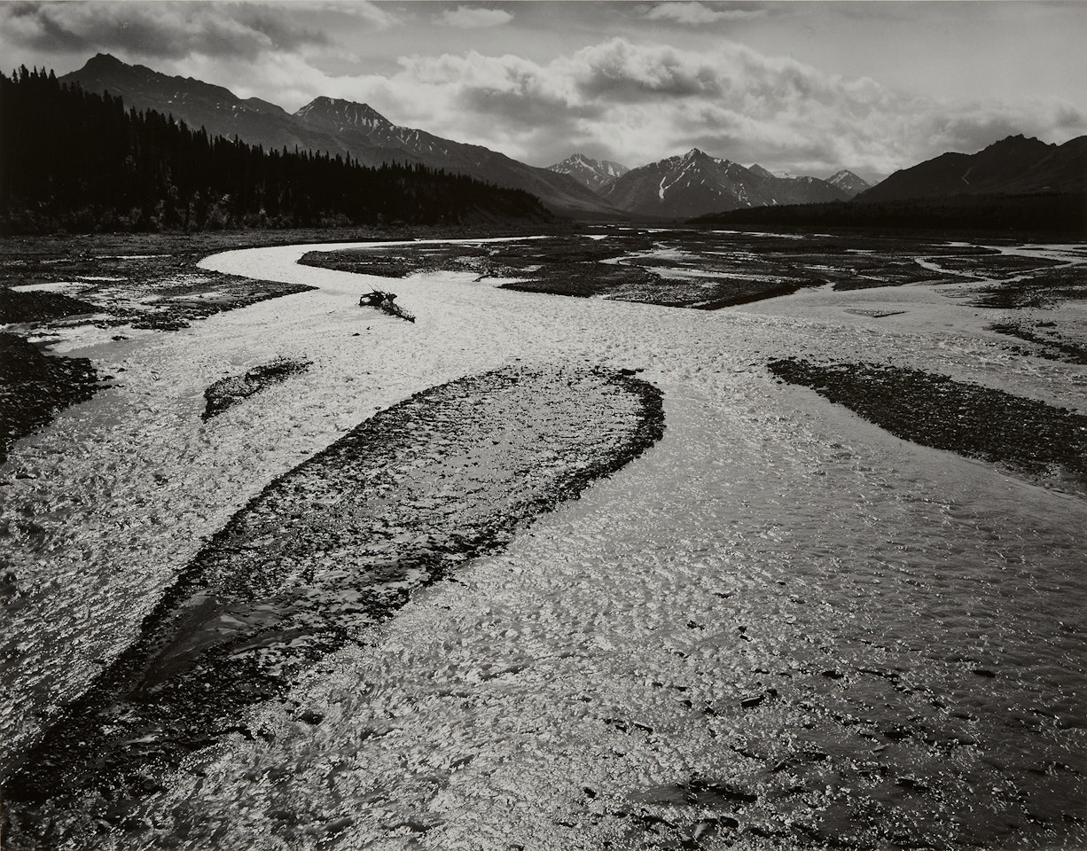Teklanika River, Denali National Park, Alaska by Ansel Adams