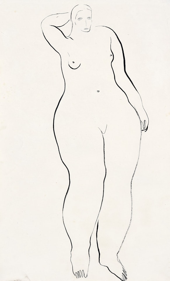 Standing Nude by Sanyu