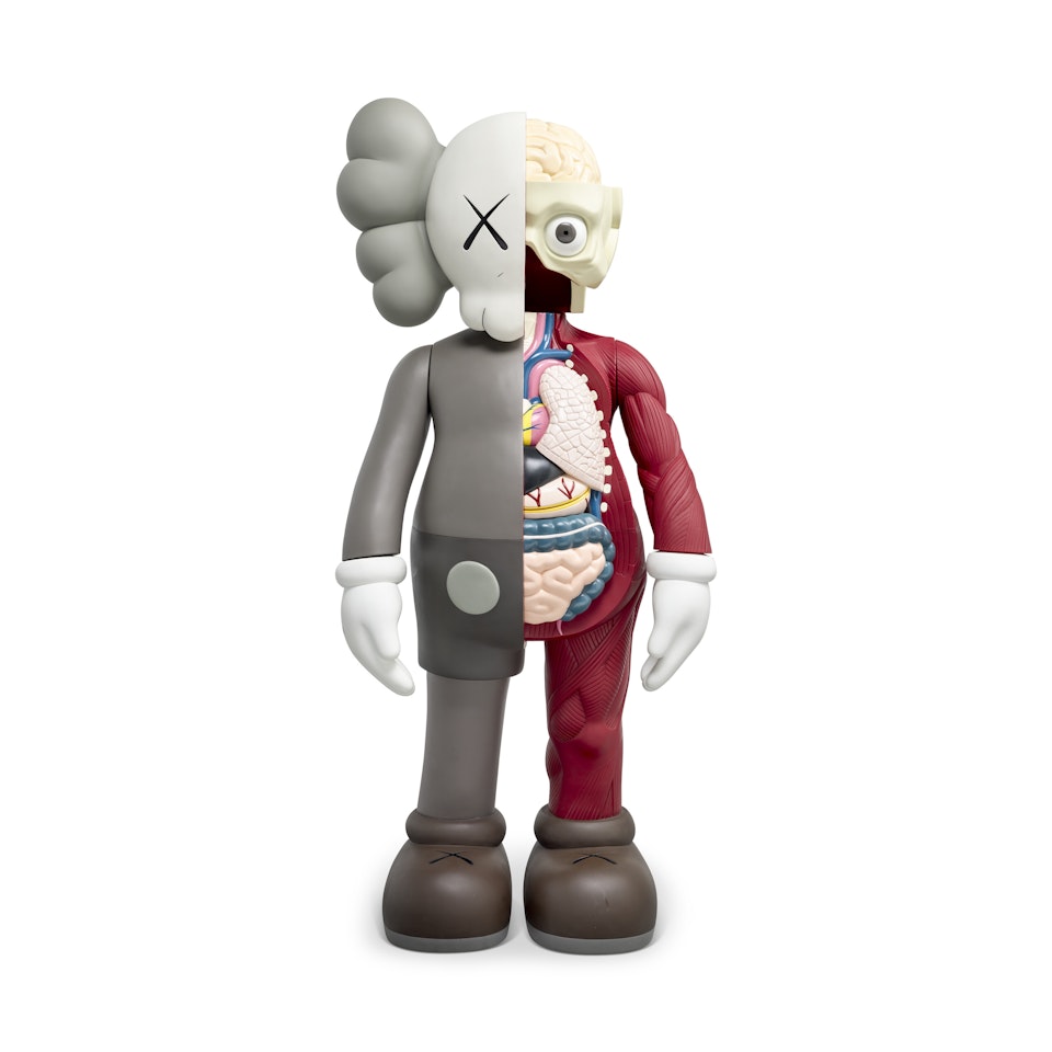FOUR FOOT DISSECTED COMPANION (BROWN) by Kaws
