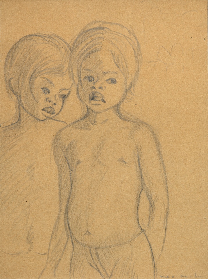 Two children by Max Ernst