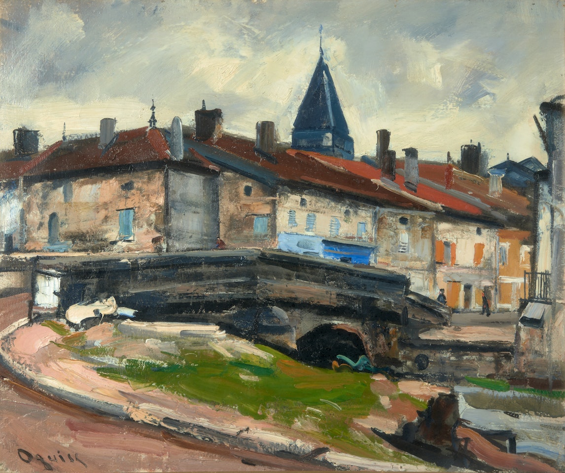 Poisson, Haute-Marne, le pont by Takanori Oguiss