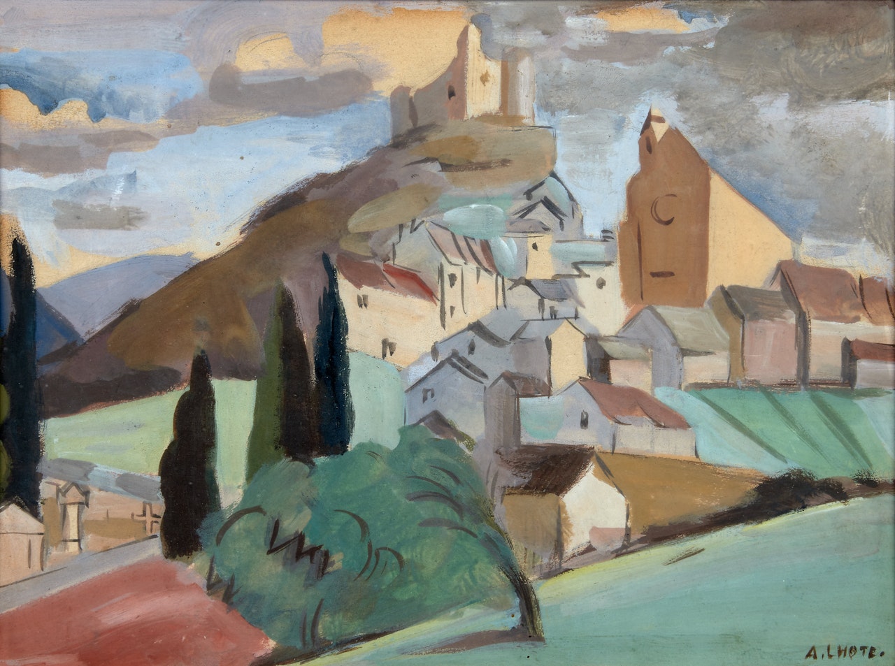 Najac (Tarn) by André Lhote
