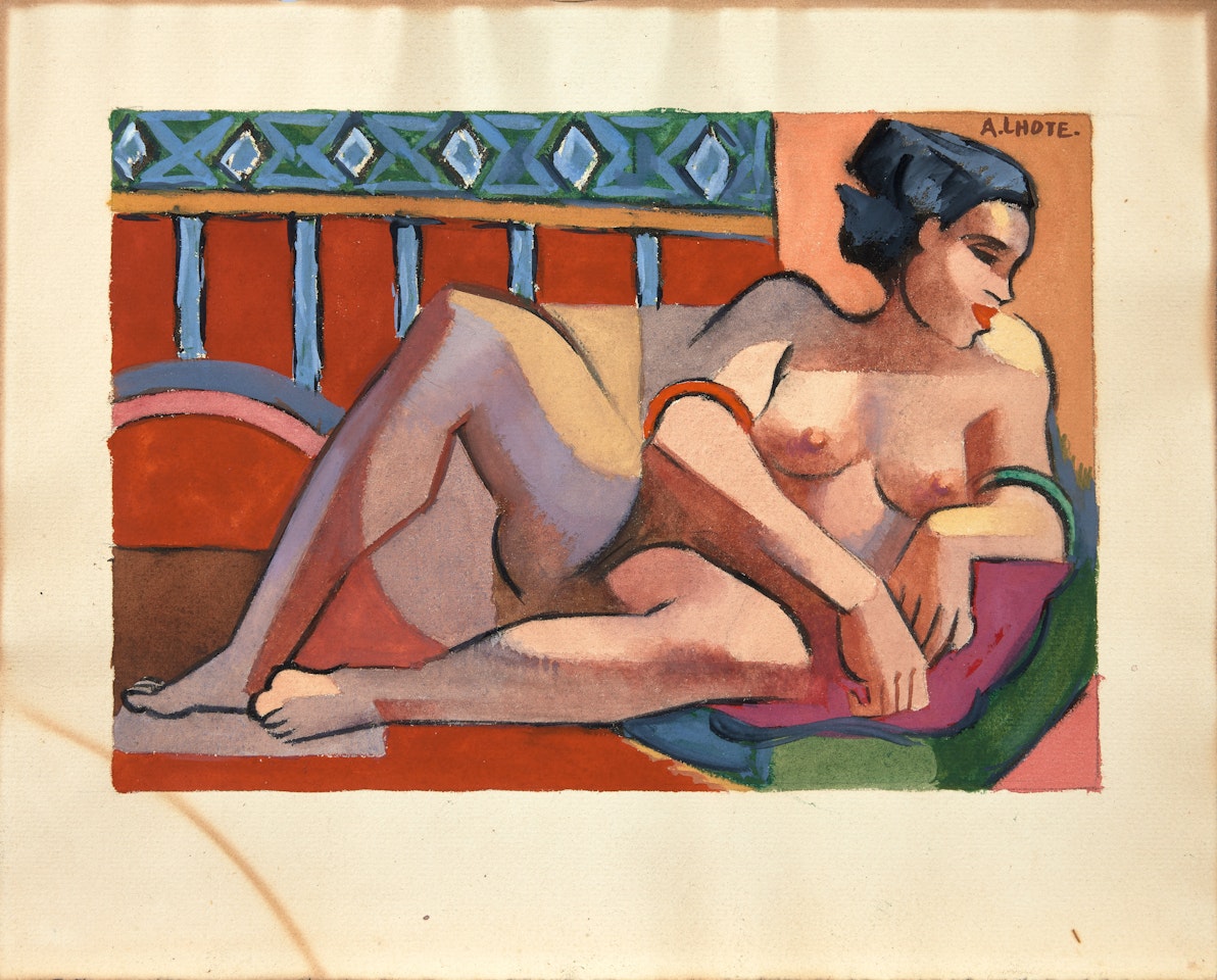 Nu allongé ou nu exotique by André Lhote