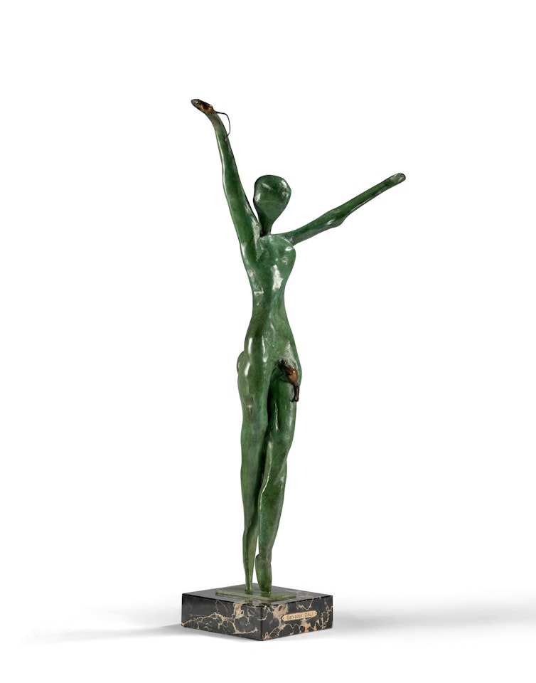 Ballerina, homage to Margot Fonteyn or Woman with a Mouse by Salvador Dali