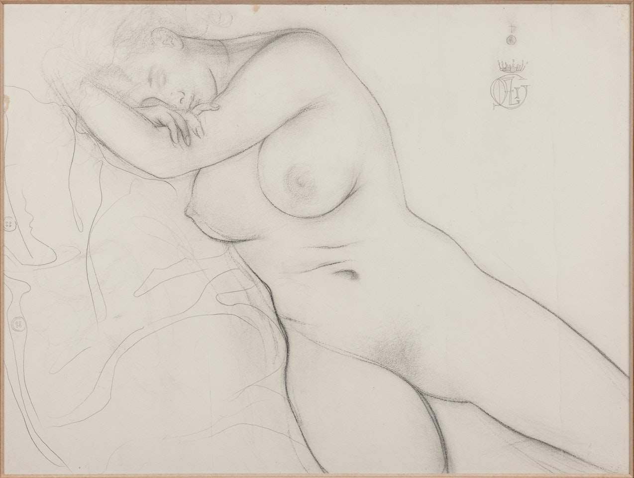 Nu endormi by Salvador Dali