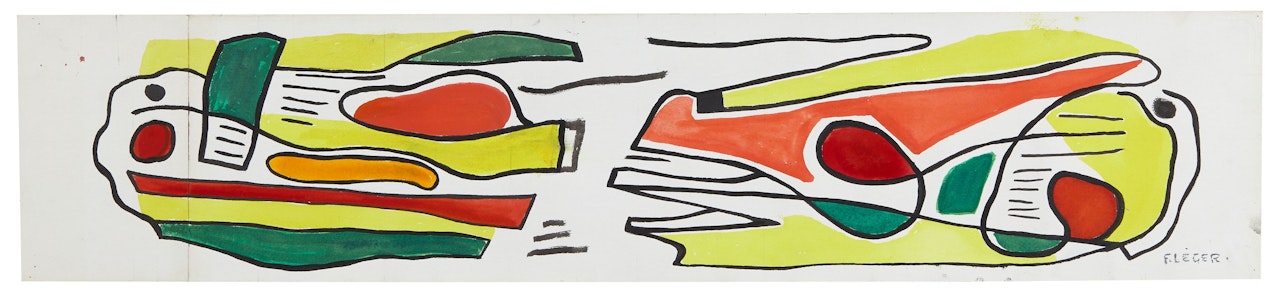 Etude pour Caracas by Fernand Leger