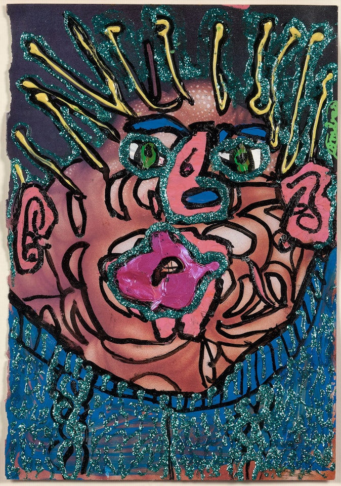 Gros bisou sérieux by Robert Combas