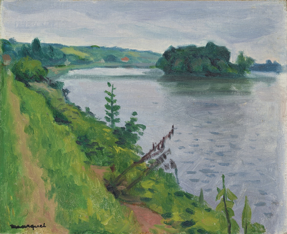 La Seine à Rolleboise by Albert Marquet