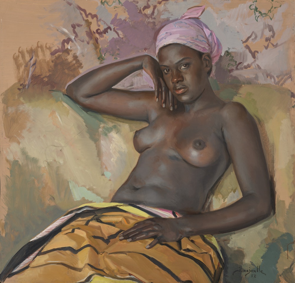 Aïcha au pagne jaune by Jacques Majorelle