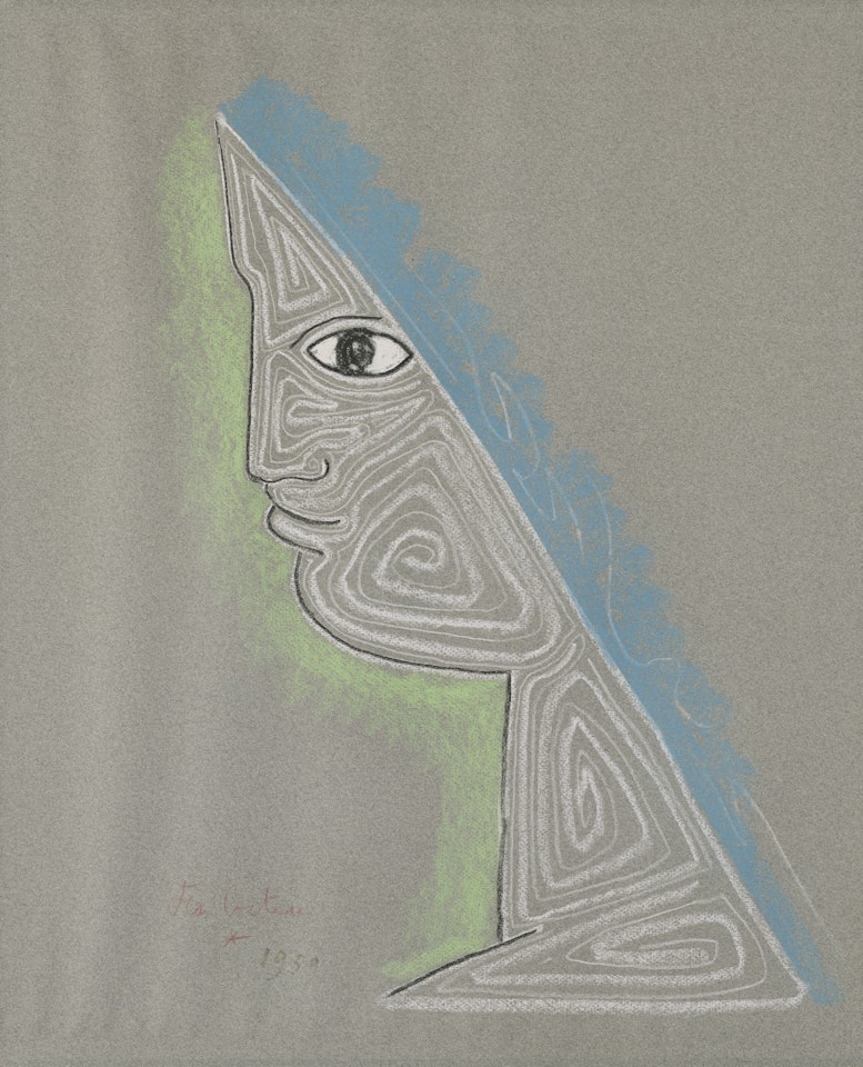 Profil d"homme by Jean Cocteau