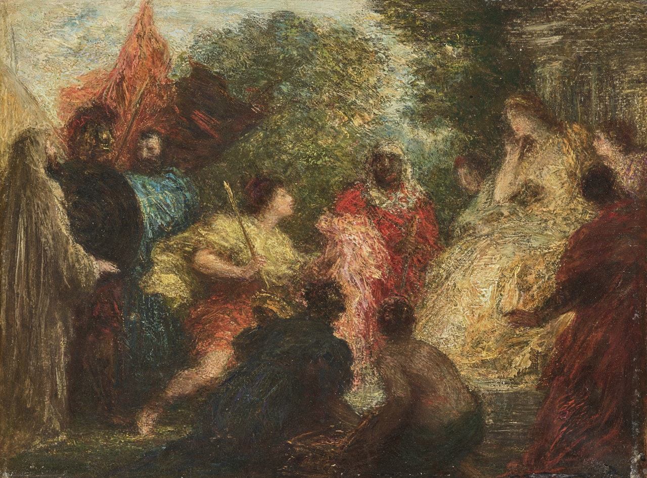 Les Troyens à Carthage by Henri Fantin-Latour