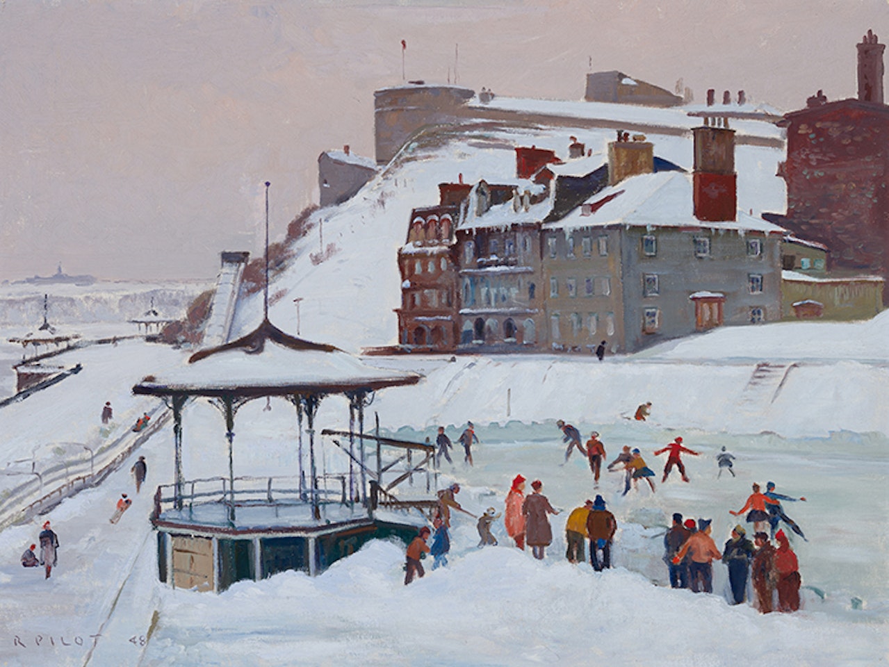 The Skating Rink, Dufferin Terrace by Robert Pilot