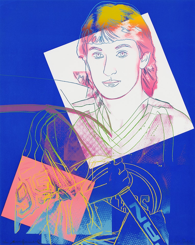 Wayne Gretzky #99 (F.&S. II.306) by Andy Warhol