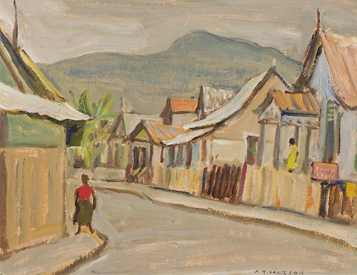 Street - Port of Spain by Alexander Young Jackson
