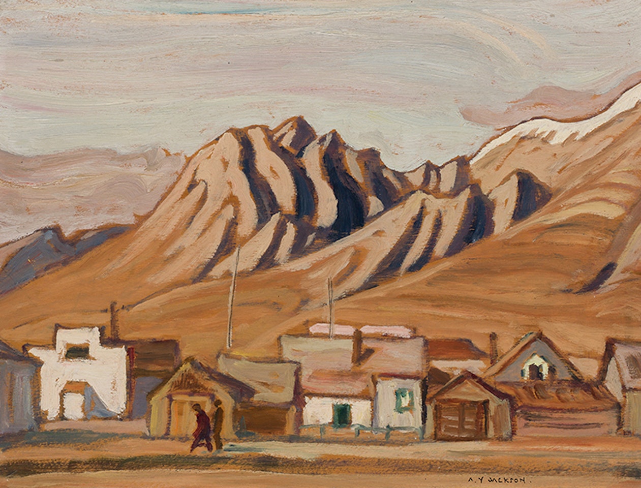 Canmore, Alberta / Landscape (verso) by Alexander Young Jackson