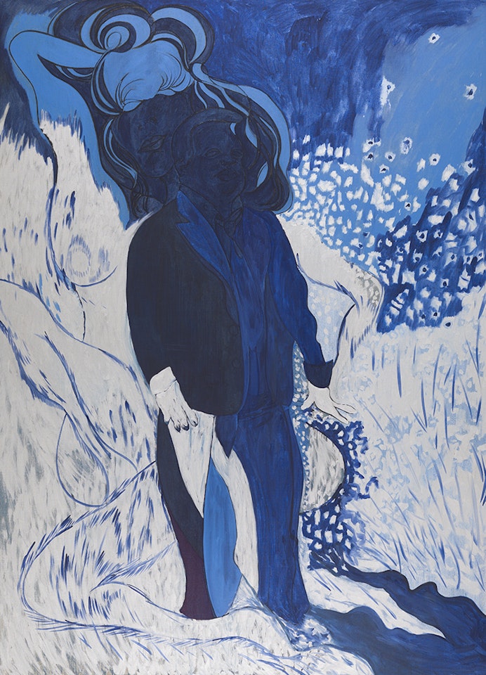 Saint Lucian Blue by Chris Ofili
