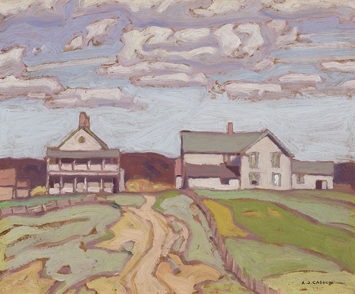 Old Buildings, Wabamic by Alfred Joseph Casson