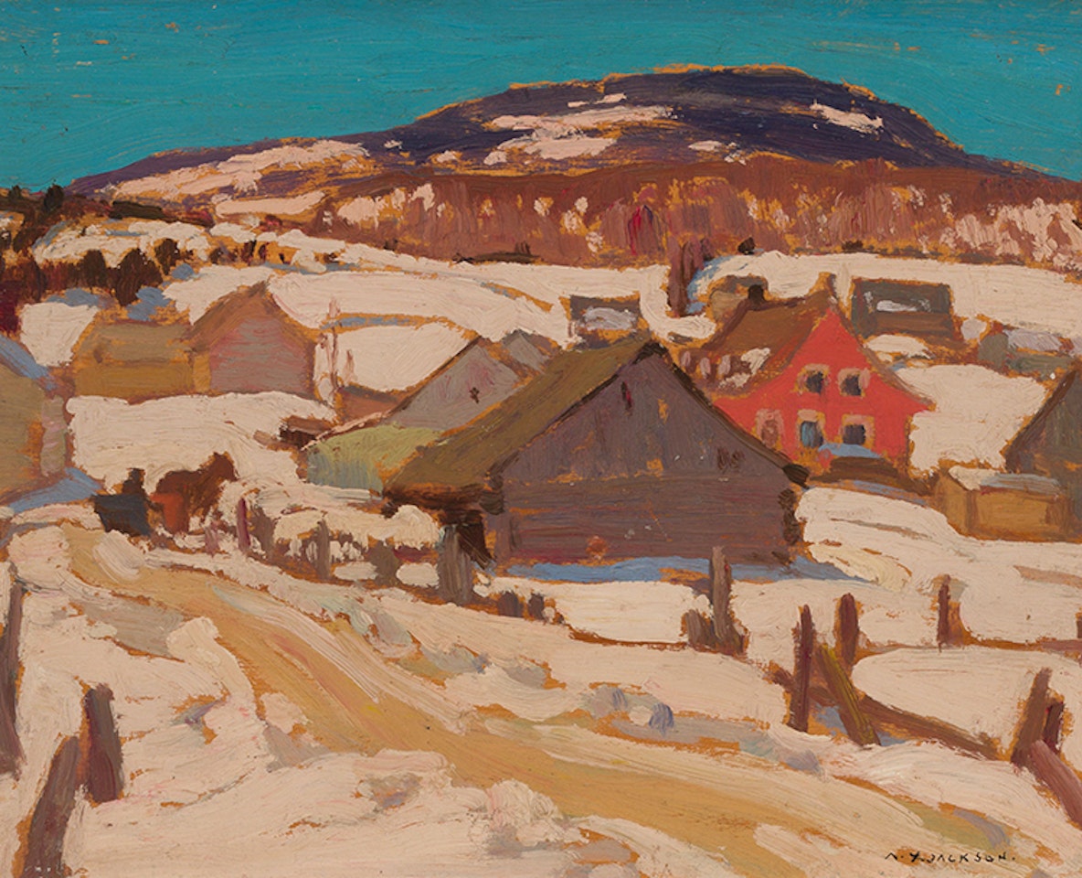 A Quebec Village by Alexander Young Jackson