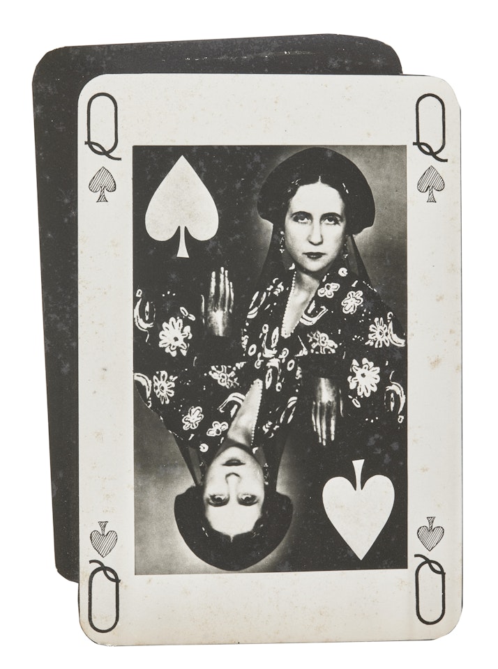 Lise Deharme, "La Dame de Pique" by Man Ray
