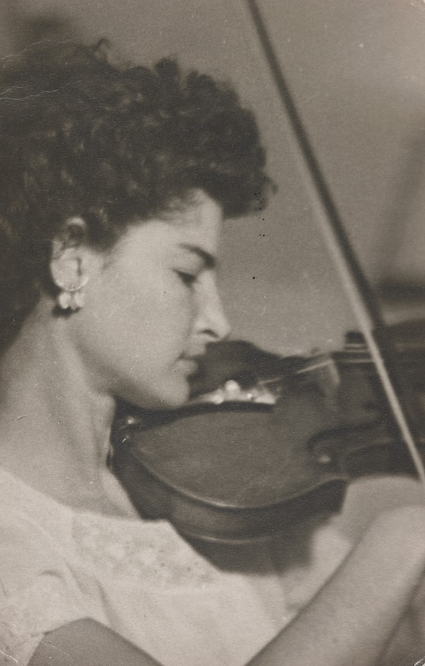 Juliet playing Bach by Man Ray