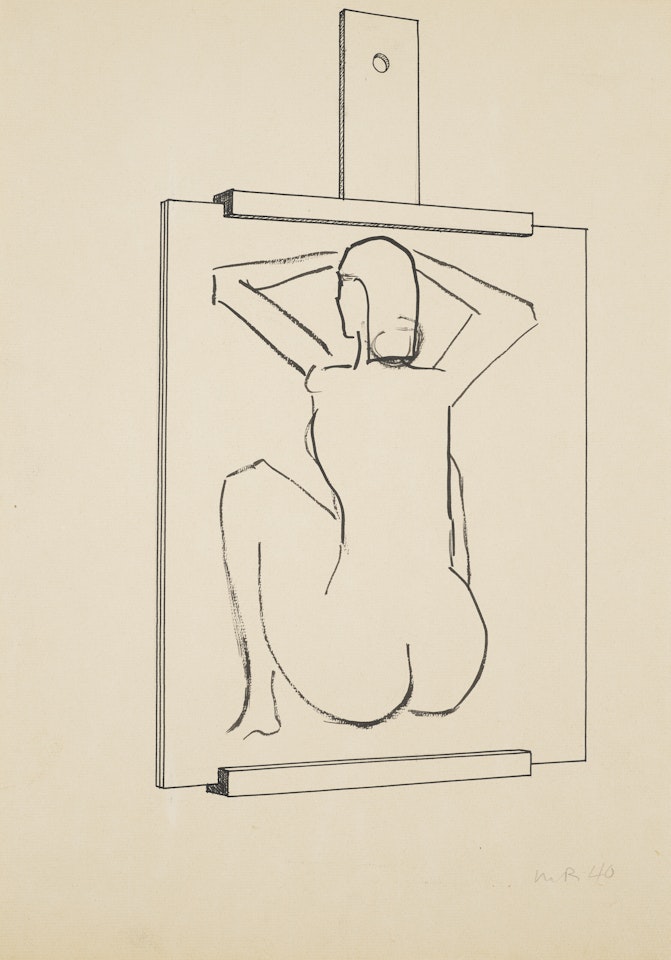 Easel painting by Man Ray
