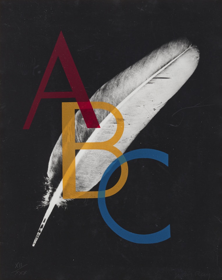 ABC (Rayographie) by Man Ray