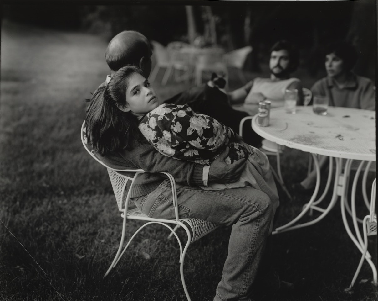 Untitled (Leah and her Father) (from "At Twelve") by Sally Mann