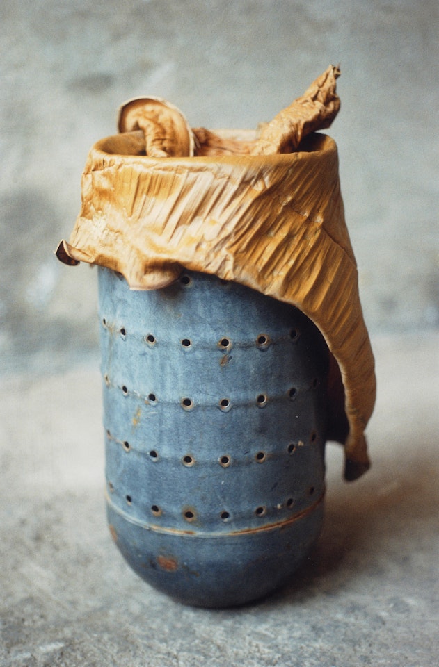 "Drained Pot" by Gabriel Orozco